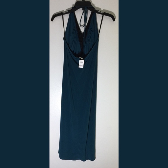 NWT Georgiou Studio Teal Halter Dress - Picture 7 of 7